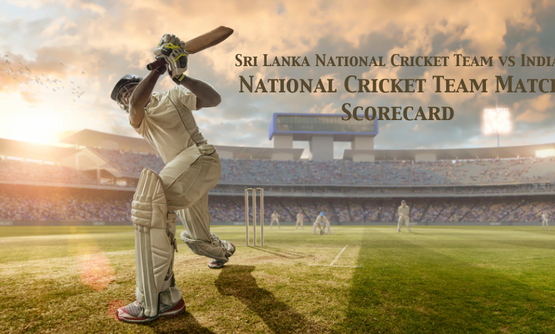 Sri Lanka National Cricket Team vs India National Cricket Team Match Scorecard